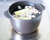 【とうもろこしとベーコンのお味噌汁】作り方2写真