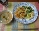 豚の旨みと野菜ﾀｯﾌﾟﾘ☆茹で汁で豚汁作り方3写真
