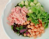簡単!ハンダマとひよこ豆のツナサラダ作り方5写真