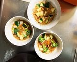 根菜茄子フルーティー味噌味温野菜サラダ作り方6写真