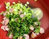 小松菜入りスクランブルエッグ♪作り方2写真