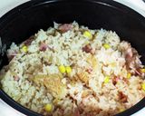 準備は5分!Wコン&チーズの炊込みご飯作り方6写真