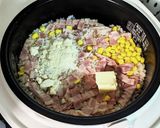 準備は5分!Wコン&チーズの炊込みご飯作り方5写真