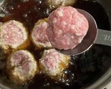 小松菜と肉団子の煮物作り方4写真