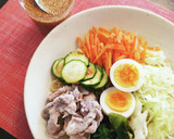 冷やし中華の胡麻だれ★ごまドレ使用作り方4写真