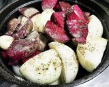 農家の食卓〜ビーツ・生にんにく・新玉ねぎ作り方5写真