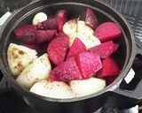 農家の食卓〜ビーツ・生にんにく・新玉ねぎ作り方6写真