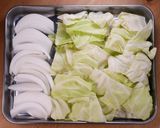 鶏のみりん味噌漬け焼きの野菜炒め作り方2写真