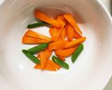 お一人様野菜たっぷりスパイシー親子丼風作り方5写真