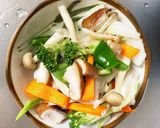 お一人様野菜たっぷりスパイシー親子丼風作り方8写真