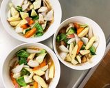 簡単中華風味噌マリネ味ツナ根菜茄子野菜炒作り方14写真