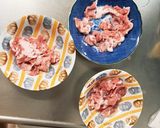 簡単洋風オムライス味豚こま大根青椒肉絲風作り方3写真