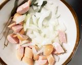 お一人様野菜たっぷりオーロラウインナー丼作り方3写真