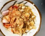 お一人様野菜たっぷりオーロラウインナー丼作り方4写真