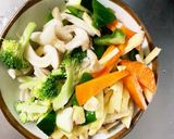 お一人様野菜たっぷり洋風タレウインナー丼作り方10写真