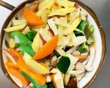 お一人様野菜たっぷりオーロラウインナー丼作り方12写真