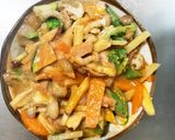 お一人様野菜たっぷりオーロラウインナー丼作り方14写真