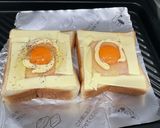 朝食に！我が家の究極のハムエッグトースト作り方3写真