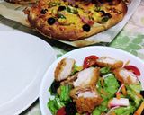 おうちDe軽い胚芽ぱんPizza2種作り方10写真