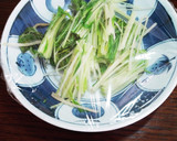 簡単☆水菜と豚肉の和風炒め作り方1写真