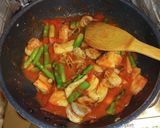帆立アスパラエリンギのトマトクリーム煮作り方9写真