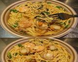美味ドレ南蛮レモスコバター帆立醤油パスタ作り方2写真