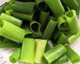 ネギの塩コショウ炒め　ごま油風味作り方1写真