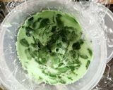 レンジで簡単☆生ミント米粉蒸しパン作り方4写真
