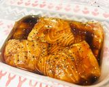サーモン漬け丼作り方1写真