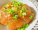 サーモン漬け丼作り方2写真