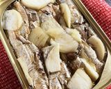 オイルサーディン缶にんにく焼き作り方2写真
