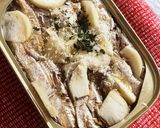 オイルサーディン缶にんにく焼き作り方3写真