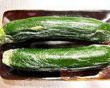 レンチン ズッキーニ。作り方1写真