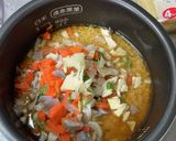 ☆具沢山な鯖煮汁の炊き込みごはん☆作り方5写真
