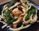 簡単ケール焼きうどん　アレンジ無限大作り方11写真