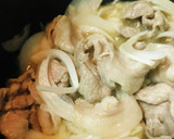 あまから●豚こまぎれ肉の玉ネギ＆ネギ炒め作り方2写真