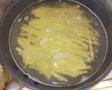鶏肉アスパラしめじのクリームパスタ作り方7写真