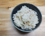ちりめんじゃこと梅干しの炊き込みご飯作り方2写真