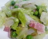 グリンピースと新玉ねぎのサッと煮作り方8写真