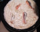 サーモンとたまねぎのレモンクリームパスタ作り方3写真