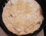 サーモンとたまねぎのレモンクリームパスタ作り方4写真