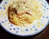 サーモンとたまねぎのレモンクリームパスタ作り方5写真