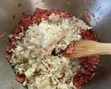 【幼児食】えのきのハンバーグ作り方3写真