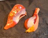【低温調理】砂肝のコンフィ風ごま油煮作り方1写真