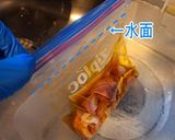 【低温調理】砂肝のコンフィ風ごま油煮作り方3写真
