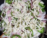鶏胸肉でフライパンピザ作り方3写真