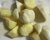 10分で出来る！ひき肉とじゃがいもの煮物作り方1写真