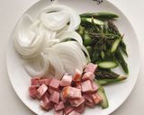 簡単残ったご飯で作るアスパラリゾット作り方2写真