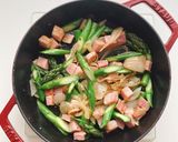 簡単残ったご飯で作るアスパラリゾット作り方4写真