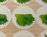 豚こま大葉チーズ棒餃子作り方3写真
